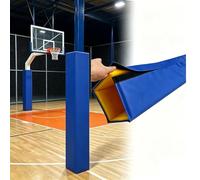 Cuscinetto per palo da basket, 1,5 m, resistente, anti-collisione, copertura per colonna resistente alle intemperie per supporto interno/esterno, forma quadrata, durevole e affidabile