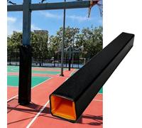 Cuscinetto per palo da basket, 2,1 m, in schiuma, per la sicurezza dei giocatori, spessore 2,5 cm, per uso interno/esterno, cuscino quadrato per colonne in cantina