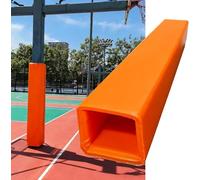 Cuscinetto per palo da basket, 2,1 m, in schiuma, per la sicurezza dei giocatori, spessore 2,5 cm, per uso interno/esterno, cuscino quadrato per colonne in cantina