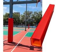 Cuscinetto per palo da basket, 2,1 m, in schiuma, per la sicurezza dei giocatori, spessore 2,5 cm, per uso interno/esterno, cuscino quadrato per colonne in cantina