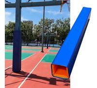 Cuscinetto per palo da basket, 2,1 m, in schiuma, per la sicurezza dei giocatori, spessore 2,5 cm, per uso interno/esterno, cuscino quadrato per colonne in cantina
