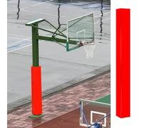 Cuscinetto per palo da basket, resistente alle intemperie, ammortizzante, per pali quadrati, 9 x 9 cm, protegge il tuo palo del cerchio