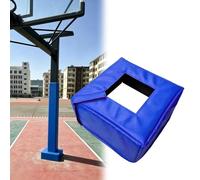 Cuscinetto per palo da basket, resistente, avvolgente, adatto a pali quadrati e rotondi da 5,1 a 20,3 cm, base spessa per paletti, lampioni, parchi giochi