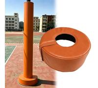 Cuscinetto per palo da basket, resistente, avvolgente, adatto a pali quadrati e rotondi da 5,1 a 20,3 cm, base spessa per paletti, lampioni, parchi giochi