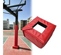 Cuscinetto per palo da basket, resistente, avvolgente, adatto a pali quadrati e rotondi da 5,1 a 20,3 cm, base spessa per paletti, lampioni, parchi giochi