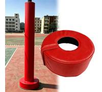 Cuscinetto per palo da basket, resistente, avvolgente, adatto a pali quadrati e rotondi da 5,1 a 20,3 cm, base spessa per paletti, lampioni, parchi giochi