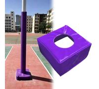 Cuscinetto per palo da basket, resistente, avvolgente, adatto a pali quadrati e rotondi da 5,1 a 20,3 cm, base spessa per paletti, lampioni, parchi giochi