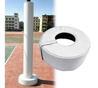 Cuscinetto per palo da basket, resistente, avvolgente, adatto a pali quadrati e rotondi da 5,1 a 20,3 cm, base spessa per paletti, lampioni, parchi giochi