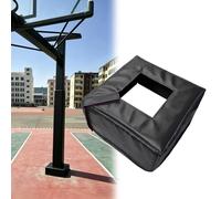 Cuscinetto per palo da basket, resistente, avvolgente, adatto a pali quadrati e rotondi da 5,1 a 20,3 cm, base spessa per paletti, lampioni, parchi giochi