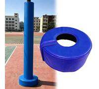 Cuscinetto per palo da basket, resistente, avvolgente, adatto a pali quadrati e rotondi da 5,1 a 20,3 cm, base spessa per paletti, lampioni, parchi giochi
