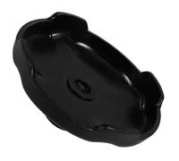 Cuscinetto per Piede di Martinetto Idraulico in Acciaio Nero Antiscivolo | Punto di Sollevamento Asse e Supporto, Superficie Irregolare Resistente All’usura, Officina e Garage