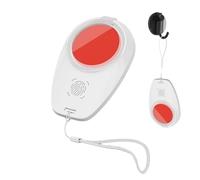 Cuscinetto per timbri con impronte digitali, tampone per impronte digitali portatile | tampone rosso con cordino, tampone per timbri per identificare le impronte digitali di sicurezza notaio