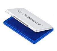 Cuscinetto per timbri Q-Connect 11x7 cm blu KF25209