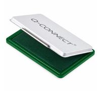 Cuscinetto per timbri Q-Connect 11x7 cm verde KF25210