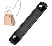 Cuscinetto per tracolla da donna, in pelle, morbido, per ridurre i della borsa, cinghie di ricambio per riunioni, viaggi, viaggi d'affari, pendolarismo, shopping, Nero, Refer to description