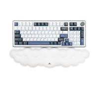 Cuscinetto Poggiapolsi Memory Foam Tastiera Bianco Cumulus - White Shark ICSB-CUMULUSWH