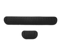Cuscinetto Poggiapolsi per Mouse, Schiuma Memory, Nero, Stabile | Supporto per Polsi, Tessuto Elastico Traspirante, Base in Silicone Antiscivolo, per Scrivania