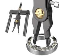 Cuscinetto Puller | 2-Jaw in lega in acciaio Tool | Universal Inner Ring Extractor For 15-75mm Bearings, Small Two-Jaw Gear Puller, Multi-Function Mechanical Removal Tool | Garage Workshop Auto