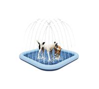Cuscinetto quadrato dello spruzzatore dell'acqua del PVC per i bambini e l'animale domestico con i flussi d'acqua regolabili le superfici antiscivolo per il gioco all'aperto bambini Splash Mat