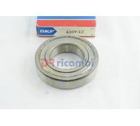 CUSCINETTO RIGIDO RADIALE A SFERE SIGILLATO AMBO I LATI SKF 6209 2Z D. 45x85x19