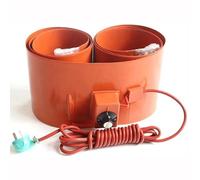 Cuscinetto Riscaldante Elettrico In Silicone Con Termostato, Riscaldatore For Secchio Di Barile Di Petrolio In Metallo, For Fusti Di Grasso, 110 V/220 V(Knob,120L 250 * 1360 1700W)