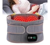 Cuscinetto Riscaldante Elettrico Massaggiatore Per La Vita Vibrazione Impacco Caldo Tutore Lombare Cintura Supporto Per La Schiena Sollievo Dal Dolore Rilassamento Muscolare Circolazione Sanguigna