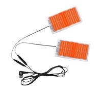 Cuscinetto riscaldante elettrico per guanti, cuscinetto termico portatile, cuscinetti termici ricaricabili USB, fodera per guanti | forniture per il riscaldamento delle ginocchiere | fodera