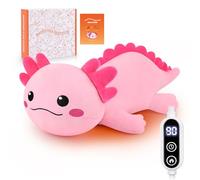 Cuscinetto riscaldante elettrico per sollievo dal dolore mestruale Peluche Axolotl Riscaldamento Pad Crampi Alimentato USB Cuddly Soft 35,6 cm Animal Plush Heat Pad Elettrico per Collo Spalla Schiena