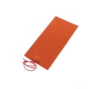 Cuscinetto riscaldante in silicone, 5 V, 80 W, 100 x 200 mm, impermeabile e veloce, riscaldatore elettrico per riscaldamento dell'alveare, isolamento della batteria o uso antigelo del serbatoio