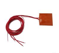 Cuscinetto riscaldante in silicone da 12 V, 50 mm x 50 mm, per stampante 3D, montaggio a letto riscaldato con supporto double-face e uscita termica controllata
