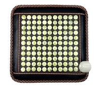 Cuscinetto riscaldante in tormalina in pietra di giada a infrarossi lontani con controllo della temperatura rotante allevia il dolore muscolare e la rigidità con calore regolabile