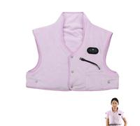 Cuscinetto riscaldante massaggiante for collo e spalle, cuscinetti riscaldanti indossabili for alleviare il mal di schiena,fascia riscaldante con massaggiatore(Purple)