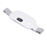 Cuscinetto Riscaldante Mestruale Caricabatteria USB Senza Fili Elettrico Cintura Portatile Regolabile Dispositivo per Cintura Elettrica per Crampi (Bianco)