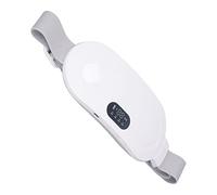 Cuscinetto Riscaldante Mestruale, Cuscinetto Riscaldante Mestruale Ricarica USB Wireless a 4 Marce per Crampi da Donna (Bianco)