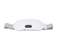Cuscinetto Riscaldante Mestruale, Ricarica USB Cuscinetto Riscaldante Mestruale Regolato Cuscinetto Termico Portatile per Crampi (Bianco)