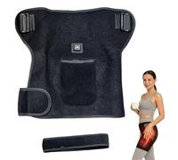 Cuscinetto riscaldante per alleviare il dolore all'anca, Cuscinetto riscaldante per anca con luce rossa, Tutore riscaldato per donne e uomini con 3 impostazioni di calore, USB portatile per comfort e