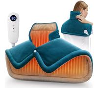 Cuscinetto riscaldante per collo e spalle, 0,9 kg, per alleviare il dolore, festa del papà, compleanno, regalo di Natale per papà, uomini, donne, mamma, papà, marito, 6 impostazioni di calore