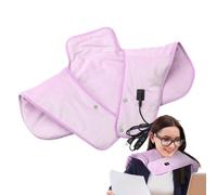 Cuscinetto riscaldante per collo e spalle, fascia termica per collo e spalle - Cuscino riscaldante portatile con fascia per il collo riscaldato a riscaldamento rapido - Scaldacollo riscaldato indossab