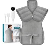 Cuscinetto riscaldante per collo, spalle e schiena, cuscinetto riscaldante ponderato per alleviare dolori alla schiena e crampi, regali di Natale per donne, uomini, mamma, papà, regali, cuscino