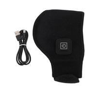 Cuscinetto riscaldante per collo USB, tutore per collo riscaldato senza fili, temperatura regolabile su 3 livelli con chiusura a gancio, fodera in morbido velluto scaldacollo