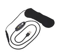 Cuscinetto Riscaldante per Occhi, Cuscinetto Riscaldante per Occhi, Impacco per Occhi Caldo a Vapore USB Portatile Cuscinetto Riscaldante Elettrico Benda per Occhi Tappetino per Occhi Riscaldato