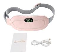 Cuscinetto riscaldante per uso mestruale, riscaldamento rapido, livelli di calore regolabili, senza fili e portatile, ricaricabile tramite USB, design ergonomico, confezione regalo bianca