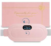 Cuscinetto riscaldante portatile per alleviare il dolore lombare, regolazione della temperatura a 3 velocità e modalità di massaggio a 4 velocità, cuscinetto riscaldante mestruale per donne e ragazze