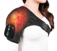 Cuscinetto riscaldante portatile senza fili per spalla, supporto elettrico riscaldato per spalla, cuscinetti riscaldanti per cuffia dei rotatori e sollievo dal dolore congelato, 5000 mAh