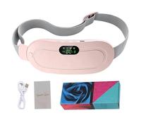 Cuscinetto Riscaldante Portatile Senza Fili - Tessuto Morbido Regolabile, Cintura Elettrica, Display Digitale | Fascia Lombare 1800 MAh Con 4 Livelli Di Calore Per Pancia Schiena Mestruo Relax Casa Uf