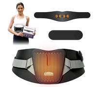 Cuscinetto riscaldante senza fili per schiena, sollievo dal dolore lombare, massaggiatore per schiena ricaricabile, con barre di supporto lombare e riscaldante, tappetino riscaldante portatile, regalo