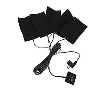Cuscinetto Riscaldante USB, Strumento per Scaldare la Temperatura Regolabile Abbigliamento Elettrico USB Cinque Pad Riscaldante Elemento Riscaldante per Collo, Schiena, Addome, Lombare