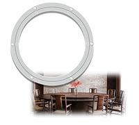 Cuscinetto Rotante della Piattaforma Girevole, Giradischi Girevole Lazy Susan in Lega di Alluminio con Cuscinetti a Sfera, Argento, Diverse Dimensioni(700 Mm)