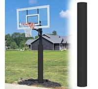 Cuscinetto rotondo per pali da basket, in schiuma, per la sicurezza esterna, 182 cm, adatto per pali di diametro da 6,3 cm a 20,3 cm, imbottitura protettiva per colonna di supporto