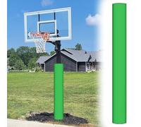 Cuscinetto rotondo per pali da basket, in schiuma, per la sicurezza esterna, 182 cm, adatto per pali di diametro da 6,3 cm a 20,3 cm, imbottitura protettiva per colonna di supporto